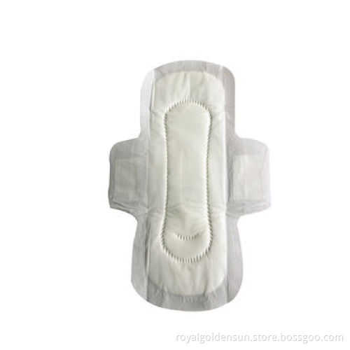 250mm sanitary napkins with embossing and cool mint